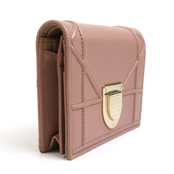 DIOR Beige Leather Wallet - Picture 2 of 5